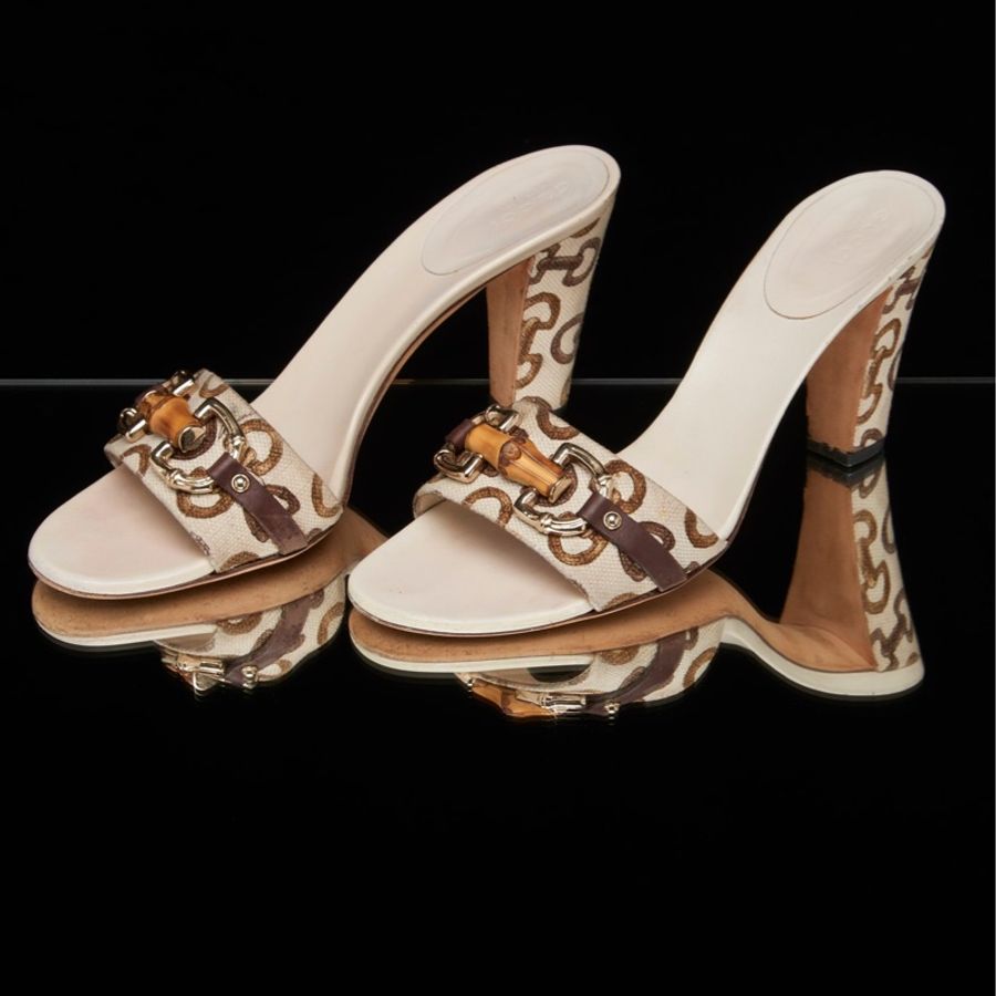Gucci - 有跟涼鞋- 尺寸：EU 38.5-15