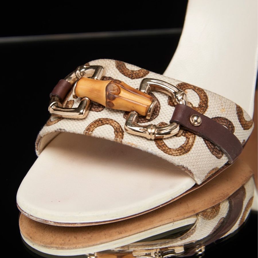 Gucci - 有跟涼鞋- 尺寸：EU 38.5-20