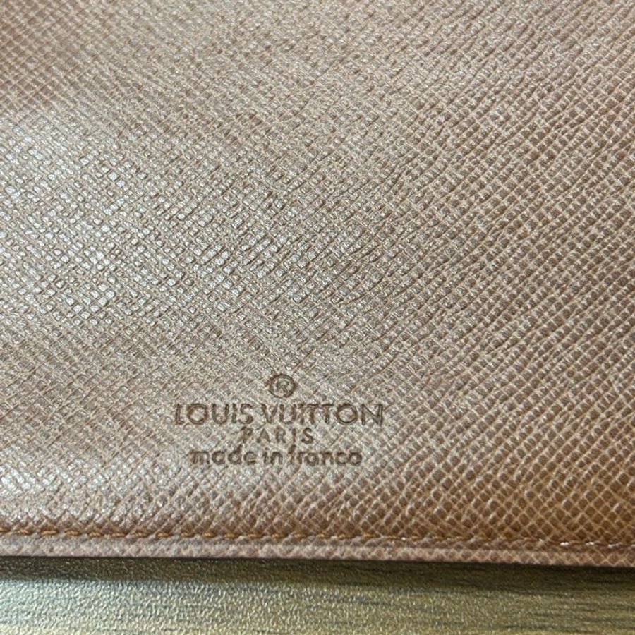 收藏級|真品 LV 路易威登 Monogram 經典原花雙折長夾 護照夾 西裝正裝錢包-19