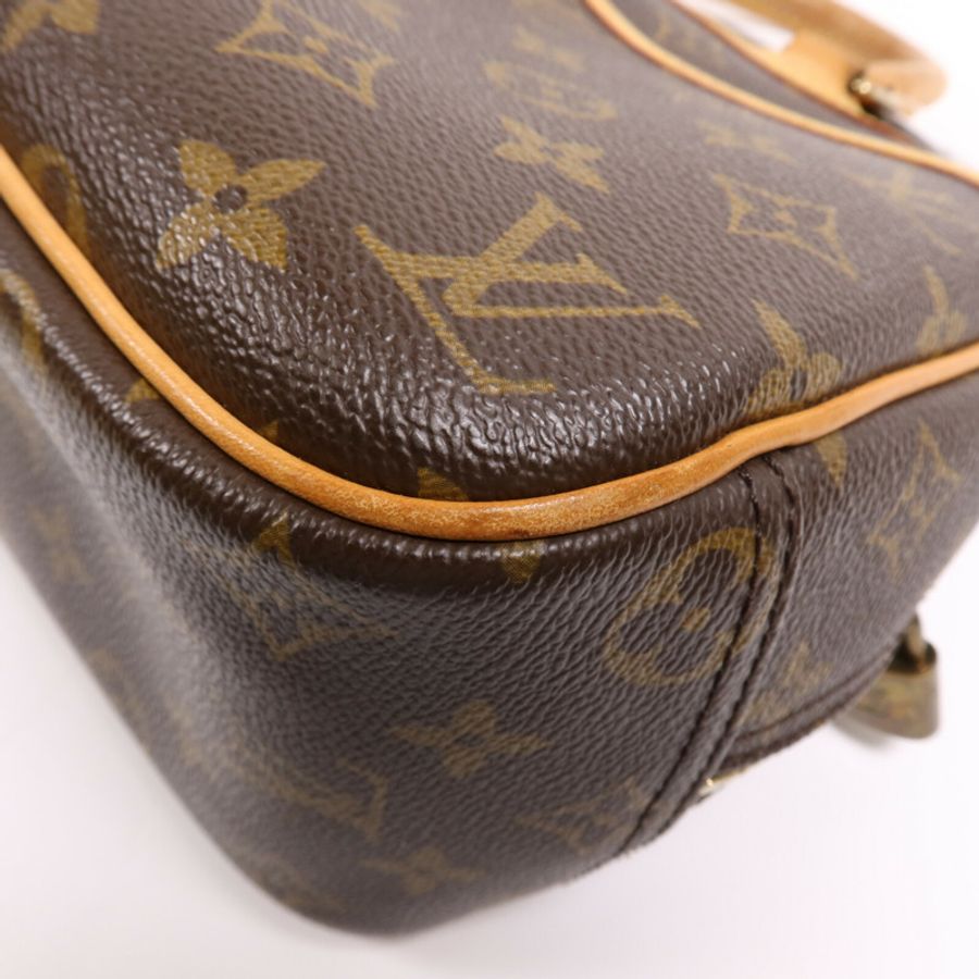 LOUIS VUITTON Monogram Trouville PM金扣手挽袋-14