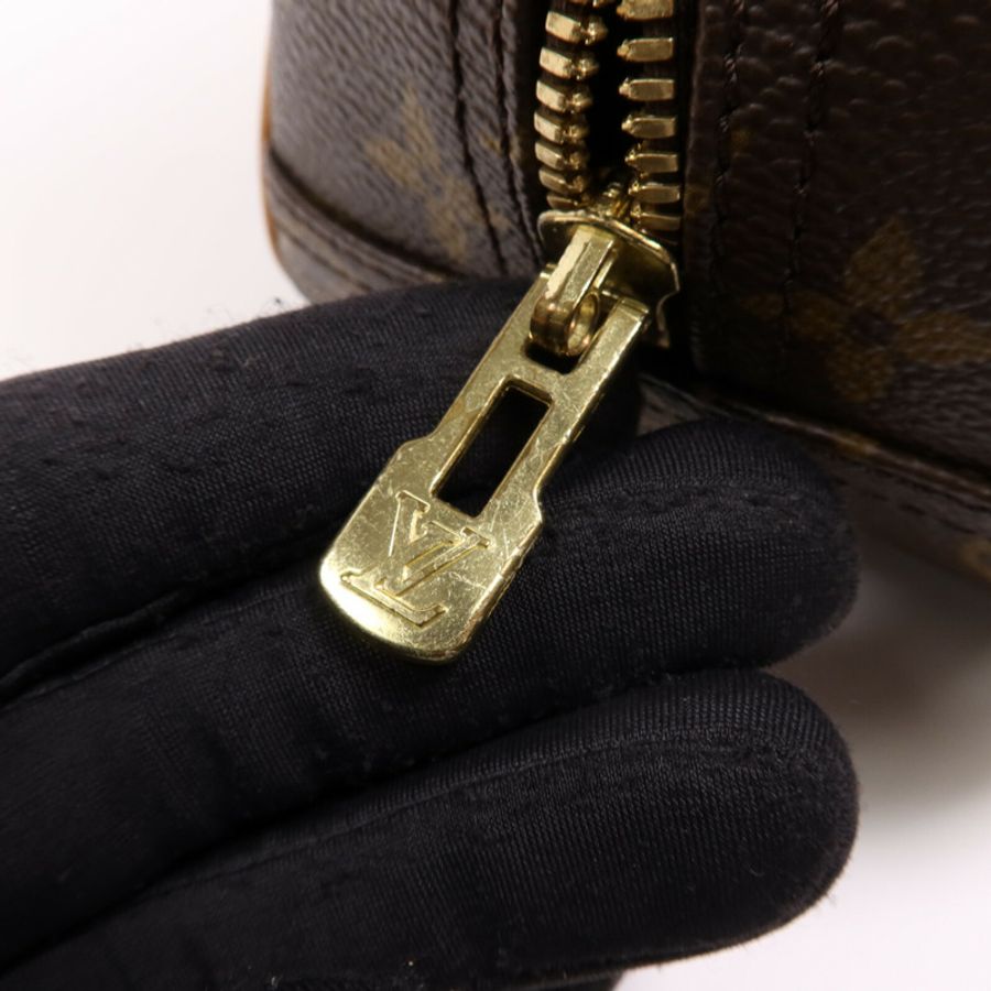 LOUIS VUITTON Monogram Trouville PM金扣手挽袋-19