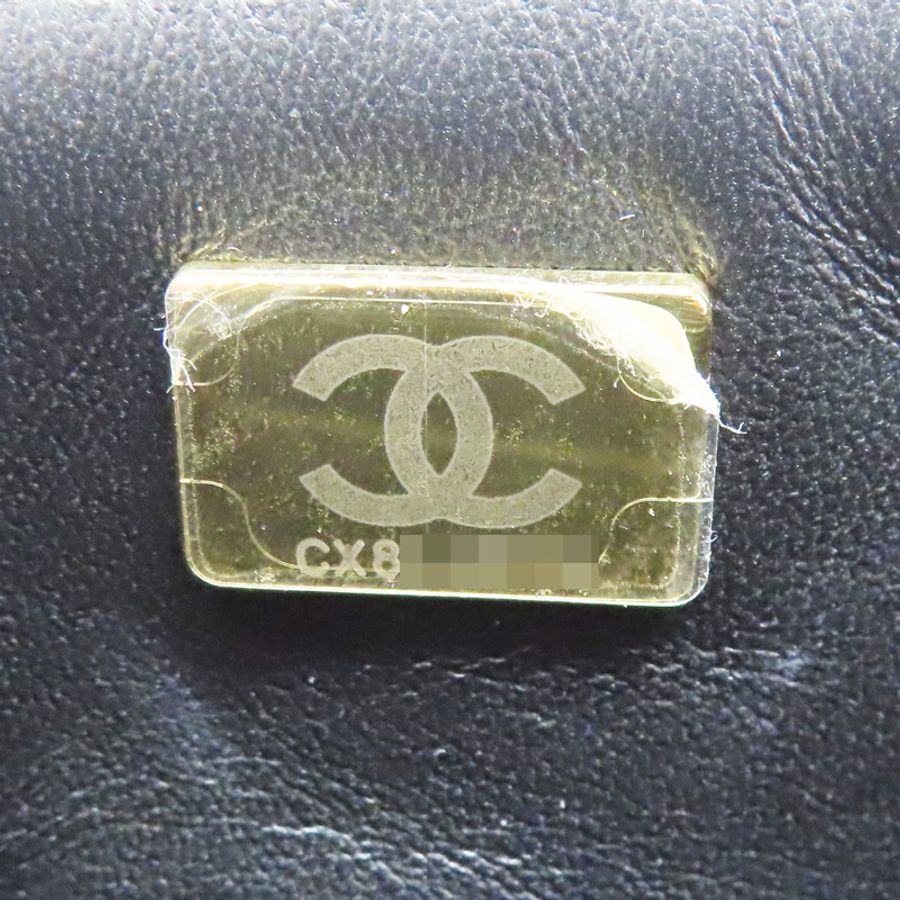 黑色 菱格紋 羊皮 鍊帶 Mini Coco 肩背包 金釦【CHANEL 香奈兒】 AS5219-7