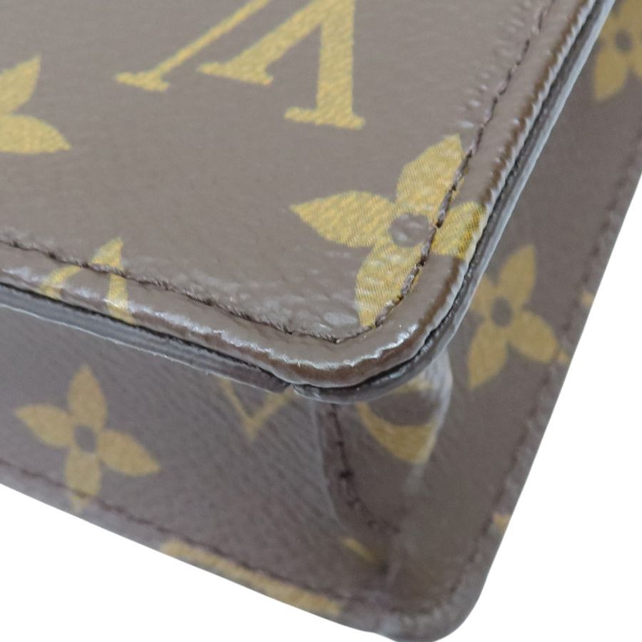 原棕色花帆布皮夾 On Chain Lily 鏈帶肩背 M82509【LOUIS VUITTON LV 路易威登】M82509-10