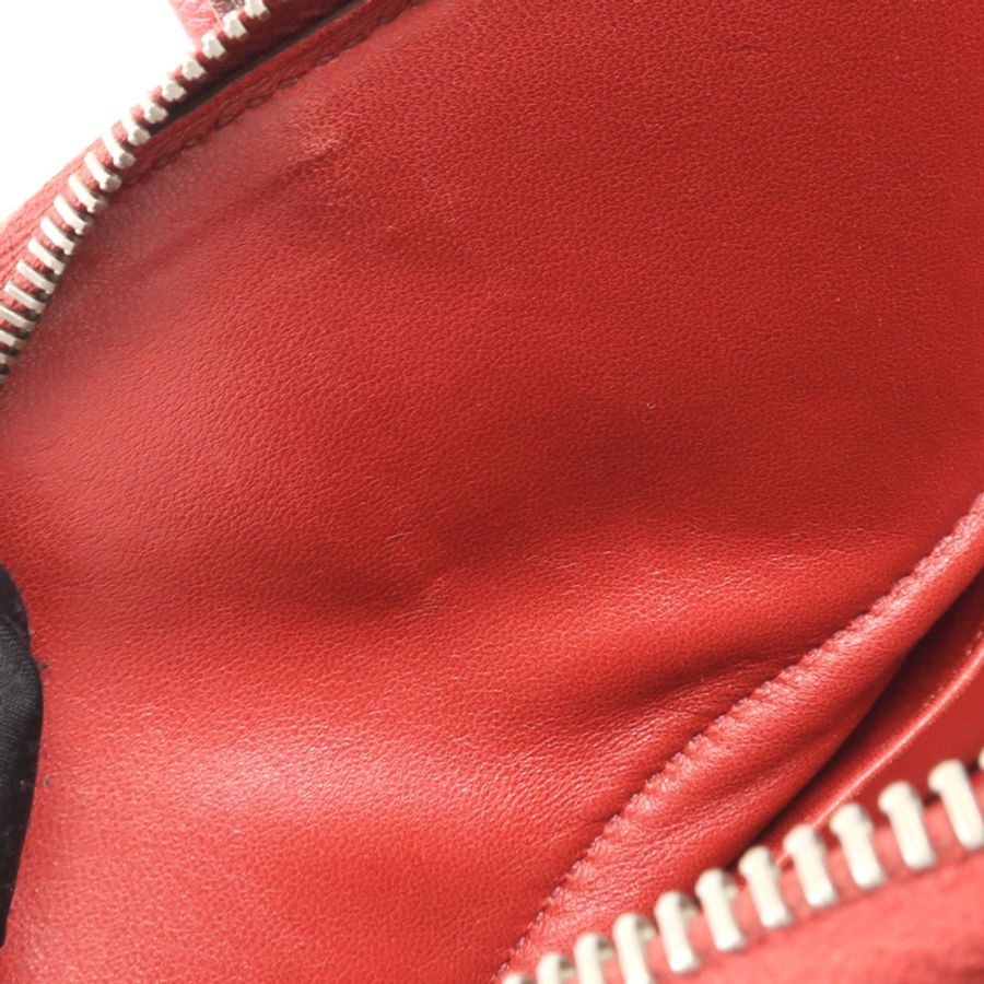 HERMES Clemence皮革Bolide 31銀扣手挽肩背兩用袋Vermillon-13