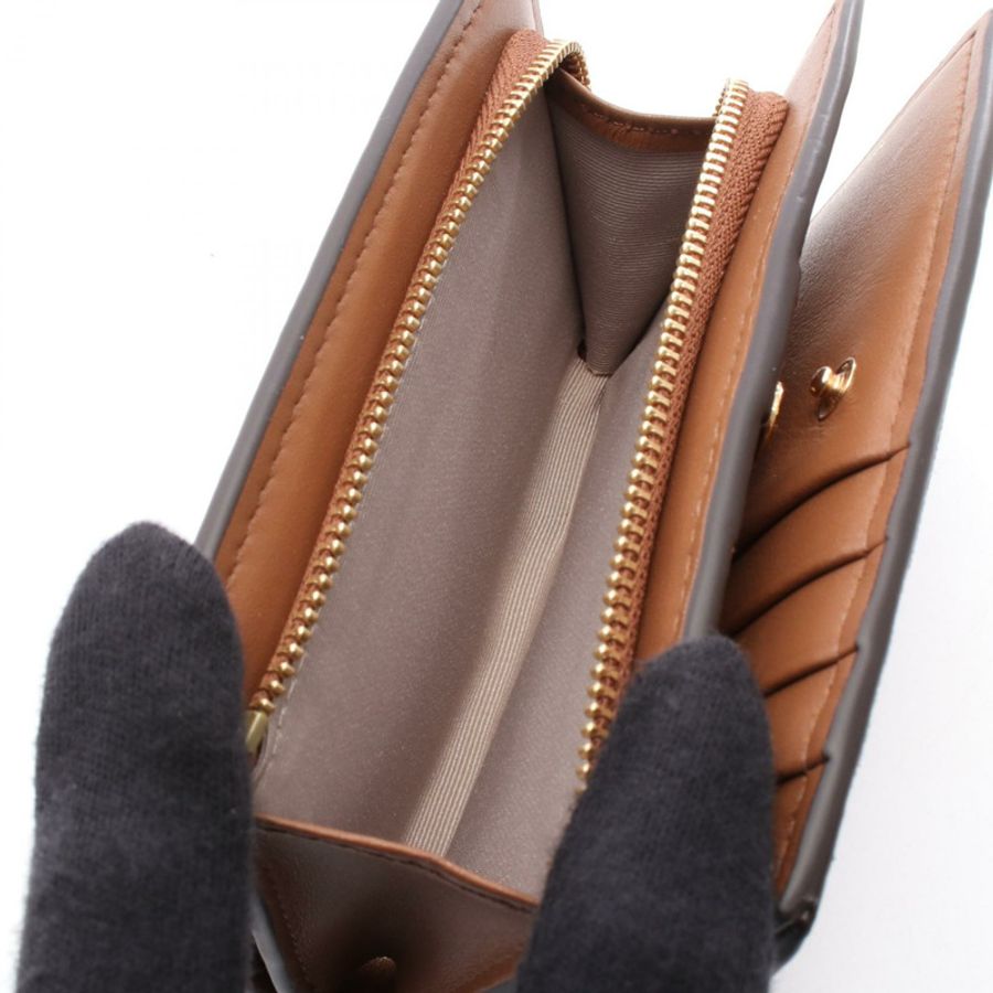 Michael Kors BRYANT Bryant 雙折皮夾 32S5GYTZ2L230 皮革 棕色 全新-5