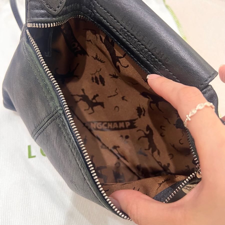 Longchamp 小羊皮 郵差包(已售出)-4