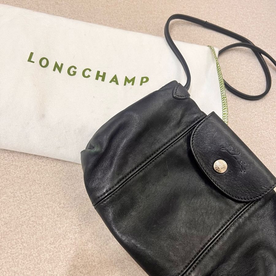 Longchamp 小羊皮 郵差包(已售出)-6