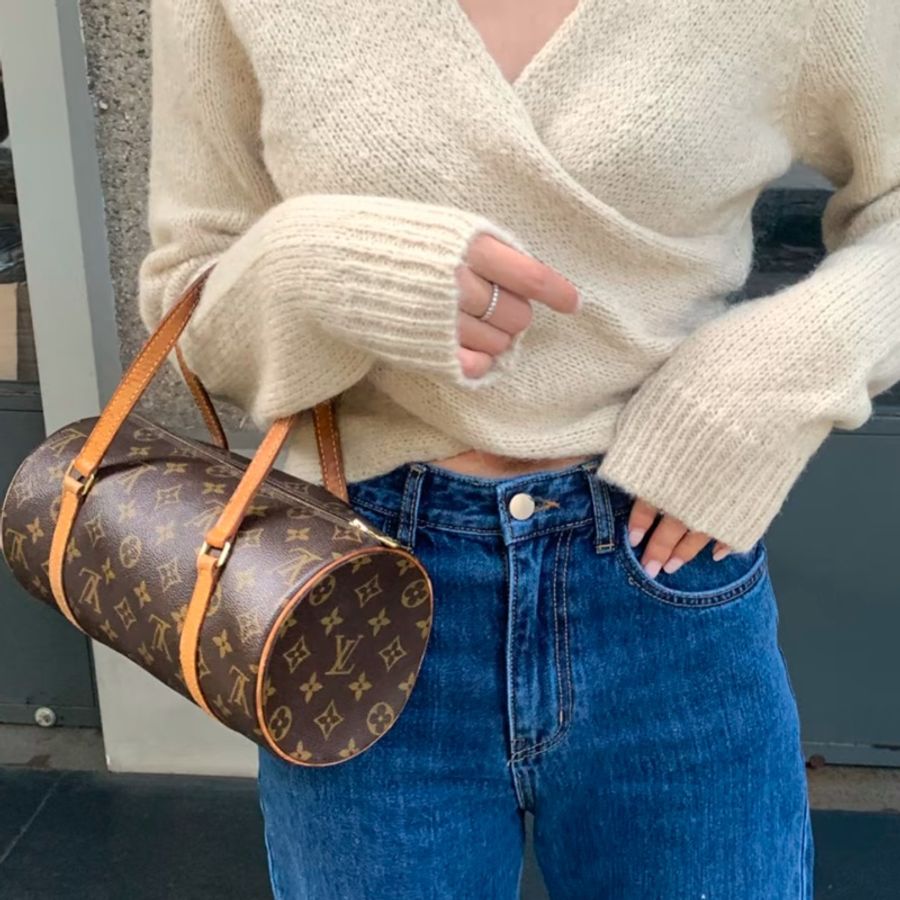 🌷LouisVuitton 巴比龍手提包協背包側背包 |經典花紋✦fufu style 精品✦ 氣質款|-1