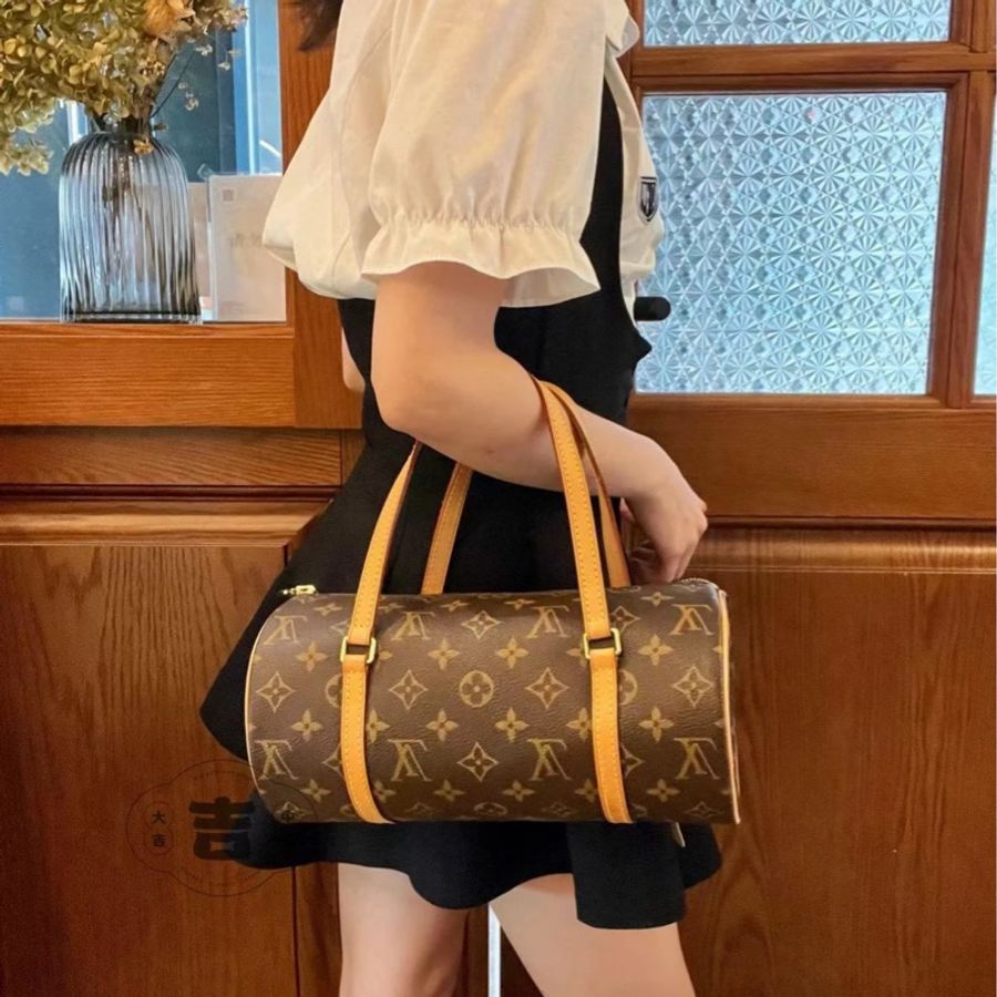🌷LouisVuitton 巴比龍手提包協背包側背包 |經典花紋✦fufu style 精品✦ 氣質款|-2
