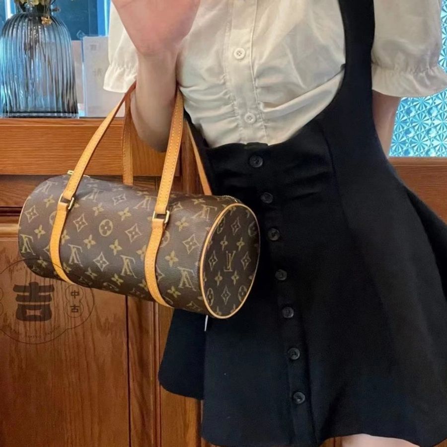 🌷LouisVuitton 巴比龍手提包協背包側背包 |經典花紋✦fufu style 精品✦ 氣質款|-4