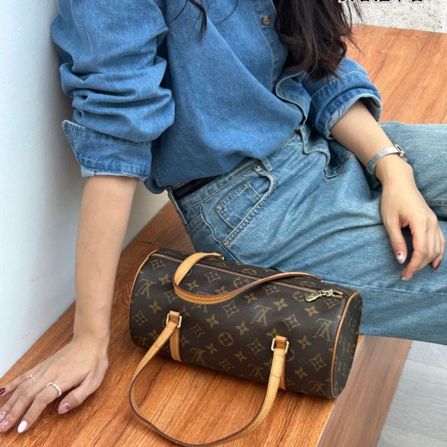 🌷LouisVuitton 巴比龍手提包協背包側背包 |經典花紋✦fufu style 精品✦ 氣質款|-7