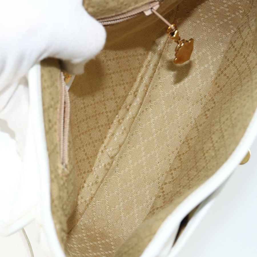 【日本直送】GUCCI Micro GG Supreme 單肩包 PVC 白金 001 406 0259 Auth 146962-10