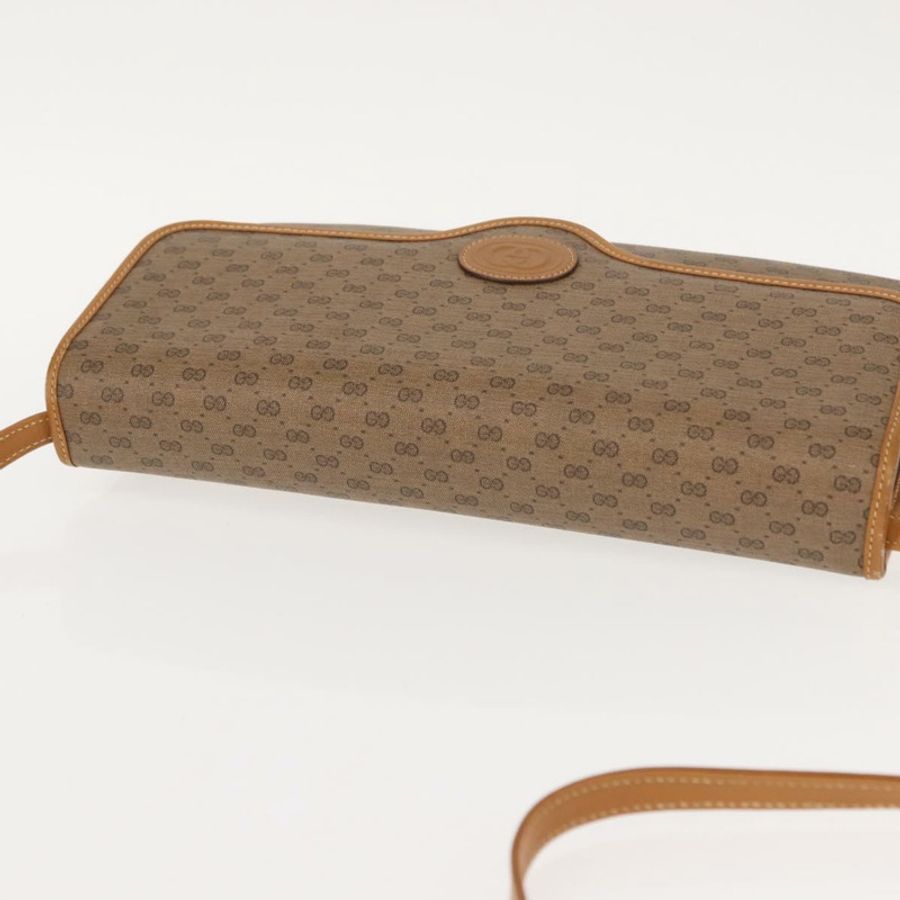 【日本直送】GUCCI Micro GG Supreme 單肩包 PVC 米色 金色 004 106 0146 正品 149323-5