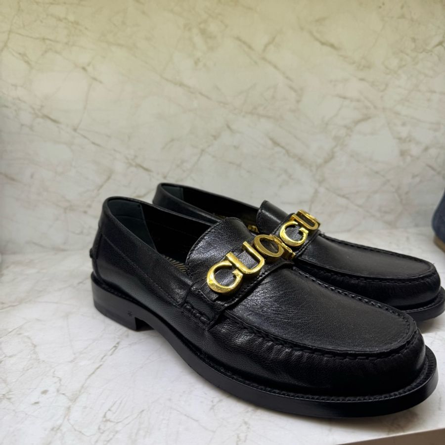 Gucci 金字L0G0福樂鞋-36.5-2