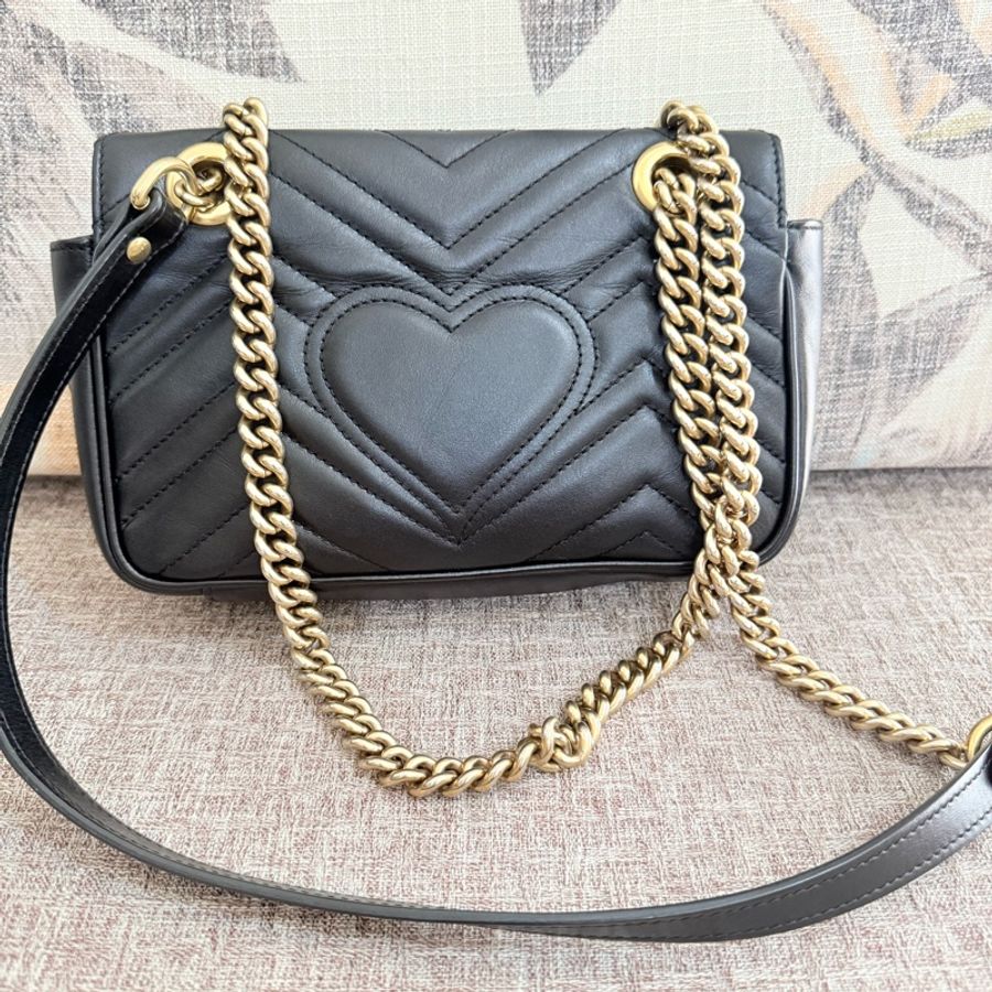 Gucci馬蒙黑金22-1