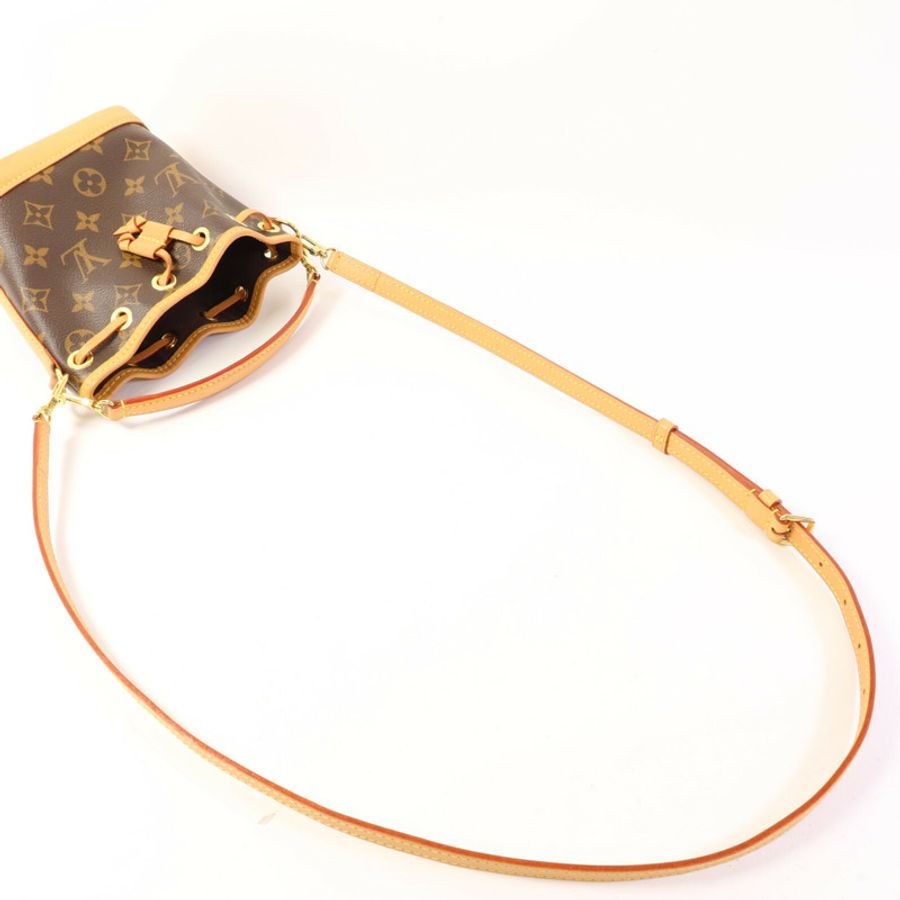 LOUIS VUITTON Monogram Nano Noe金扣手挽肩背兩用袋-4