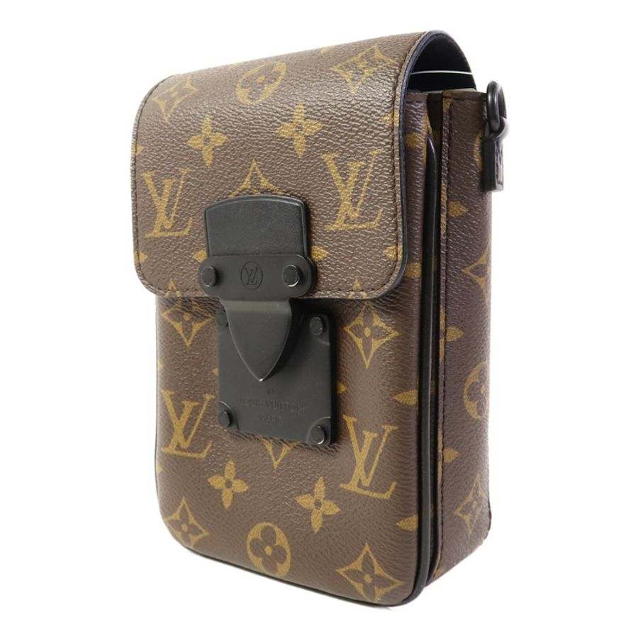 LOUIS VUITTON Monogram Macassar S-Lock肩背袋-2