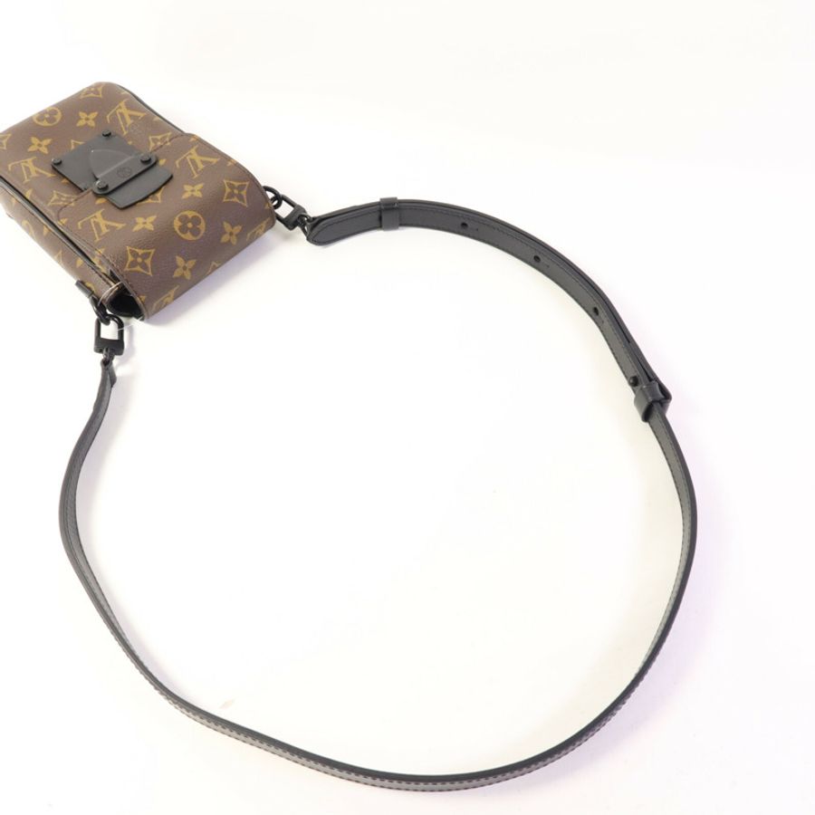 LOUIS VUITTON Monogram Macassar S-Lock肩背袋-4