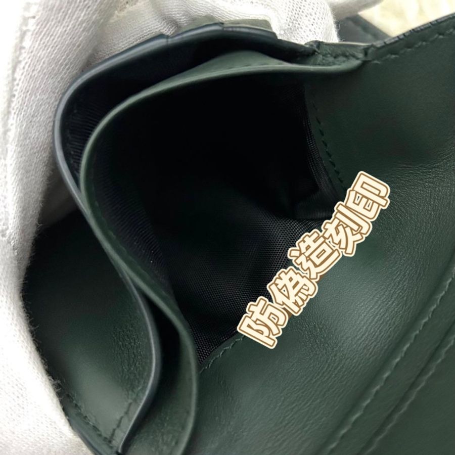🌷YSL 稀有墨綠色錢包短夾 |經典花紋✦fufu style 精品✦ 氣質款|-19