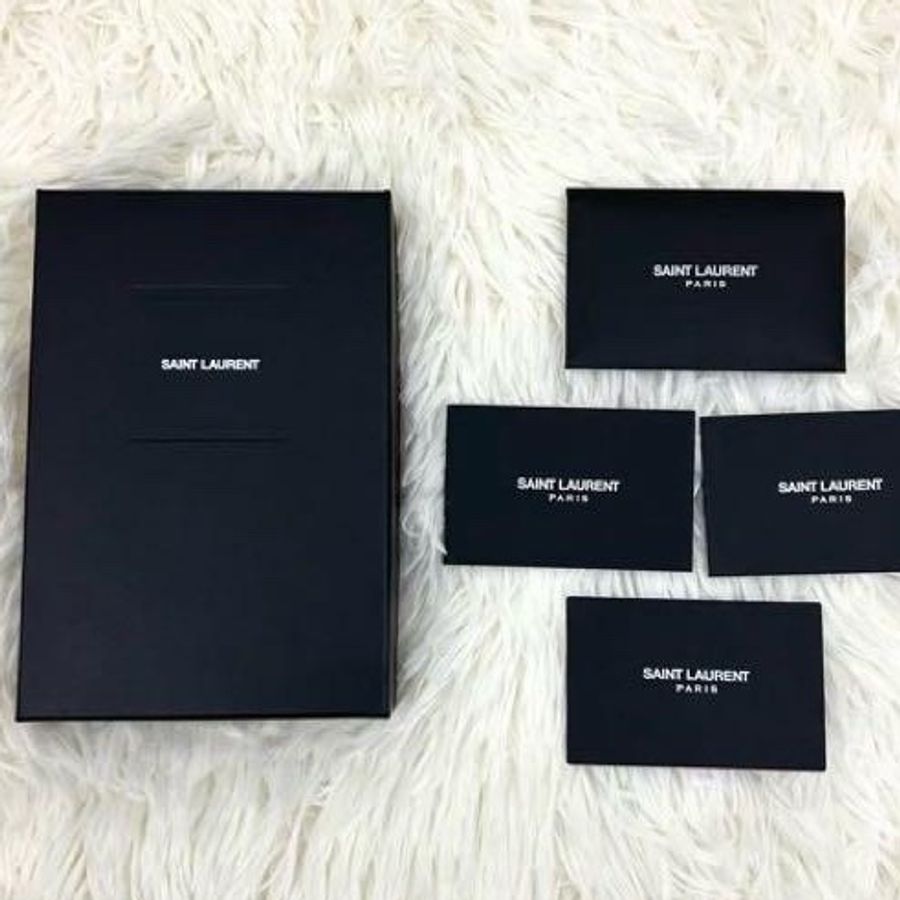 🌷YSL 稀有墨綠色錢包短夾 |經典花紋✦fufu style 精品✦ 氣質款|-25