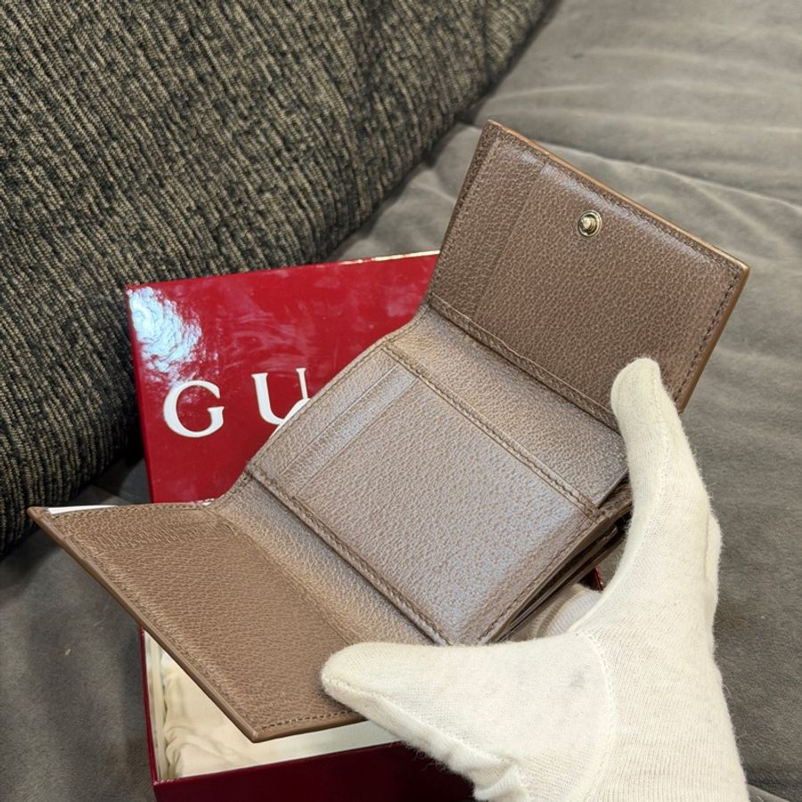 #近新閒置 #全配🉑送禮 Gucci新款老花三折短夾 #全網最低💰-9