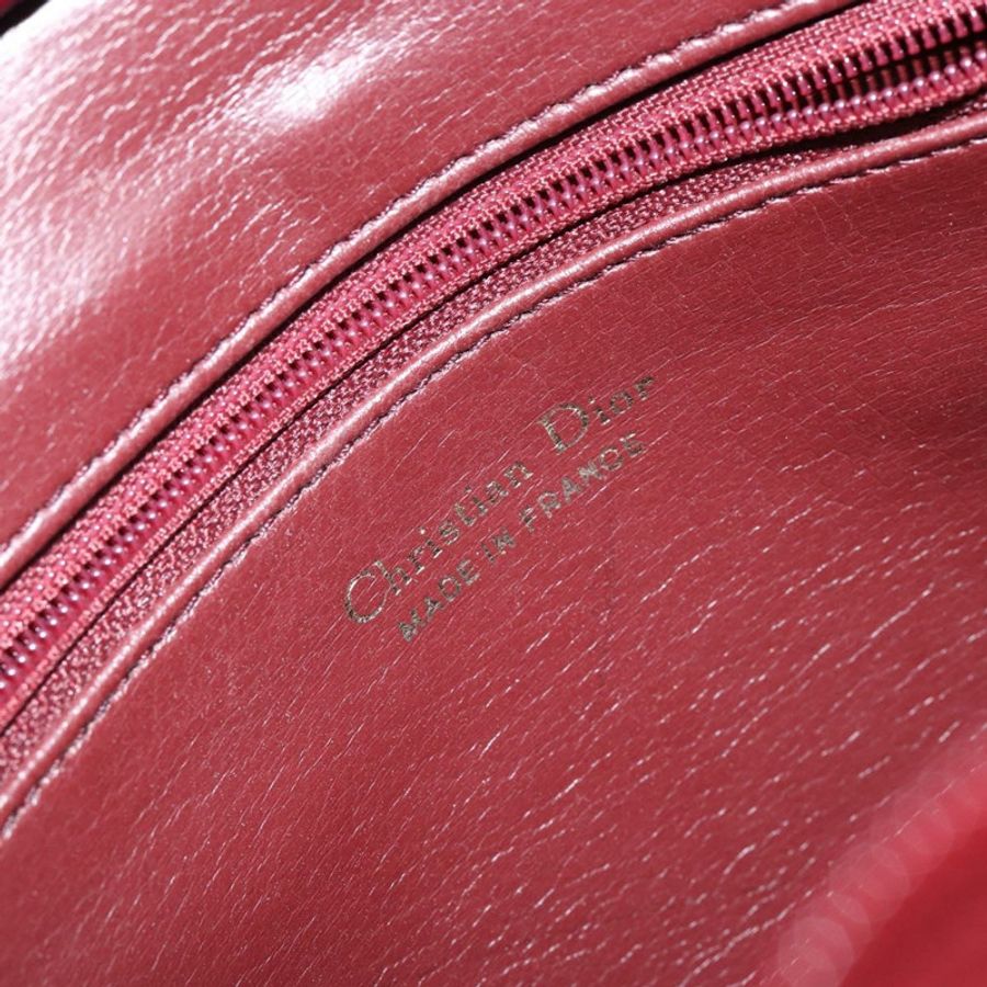 【日本直送】Christian Dior 紅色金色皮革肩背包,正品編號 149151-17