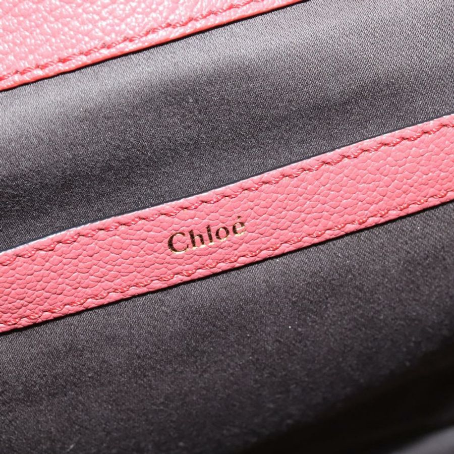 【日本直送】Chloe Bridget 手提包 真皮 兩用 粉金配色 正品 BA7368-19