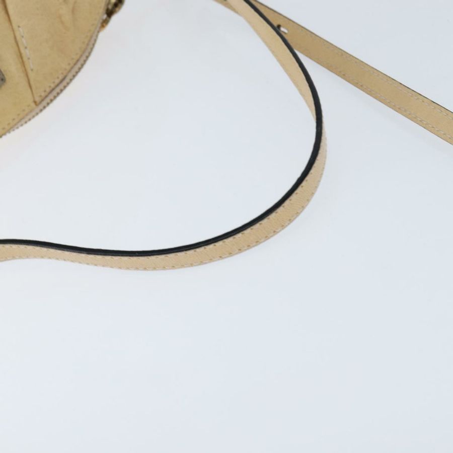 【日本直送】Chloe 手提包 皮革 兩用 米色 金色 正品 BA7370-6