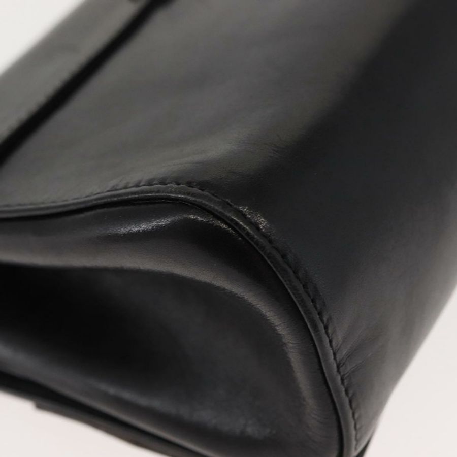 【日本直送】Chloe 鏈條單肩包 皮革 黑色 金色 正品 149333-14