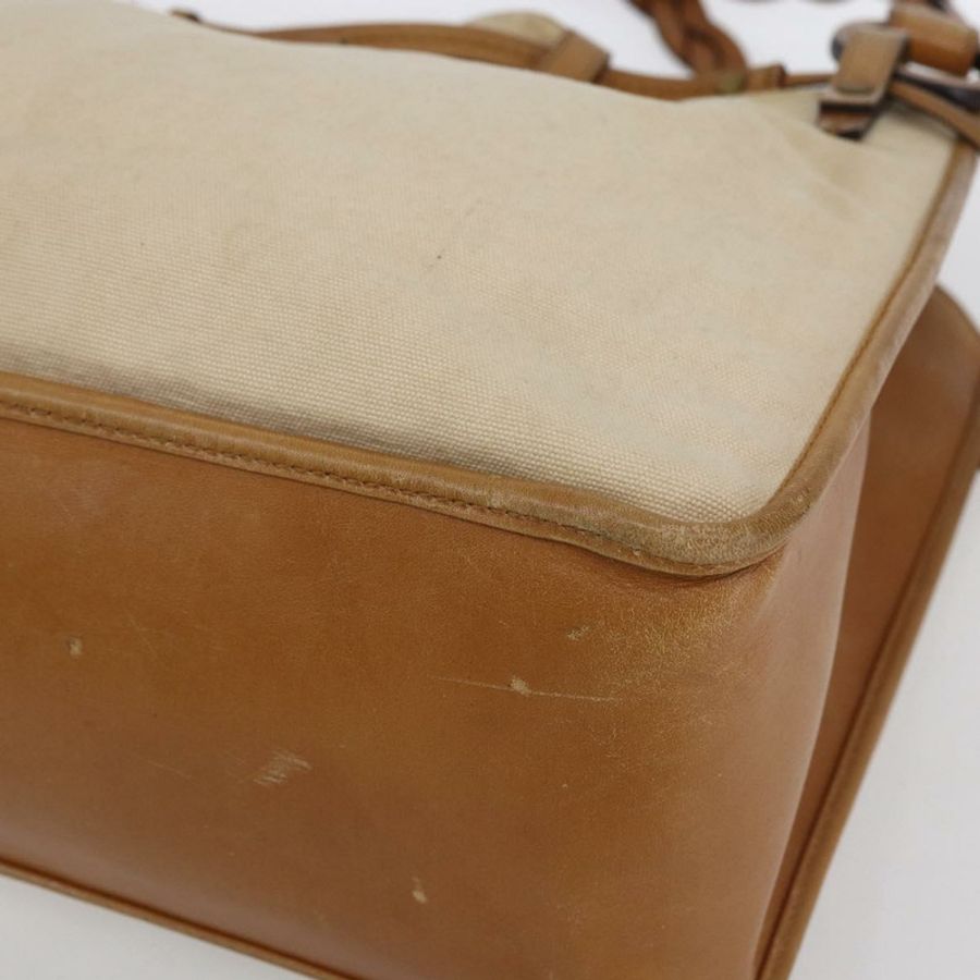 【日本直送】GUCCI 單肩包 帆布 皮革 米棕色 109133 正品 121302-13
