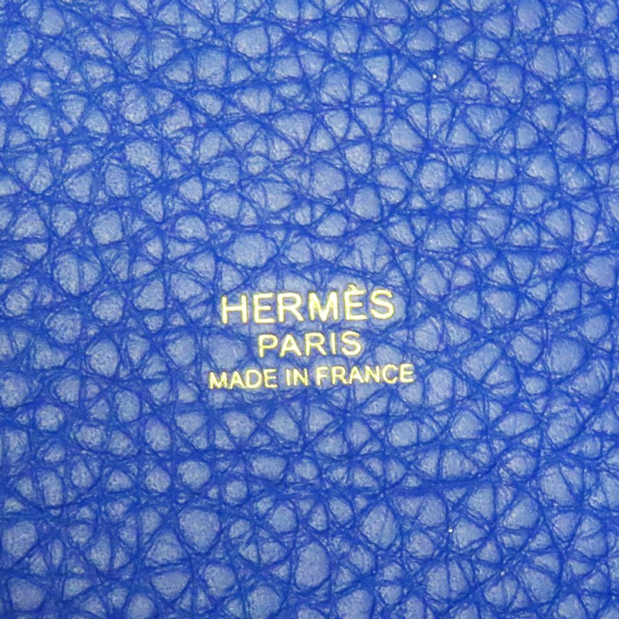 皇家藍TC鱷魚皮Picotin Lock 18包U刻金扣【HERMES愛馬仕】U刻-5