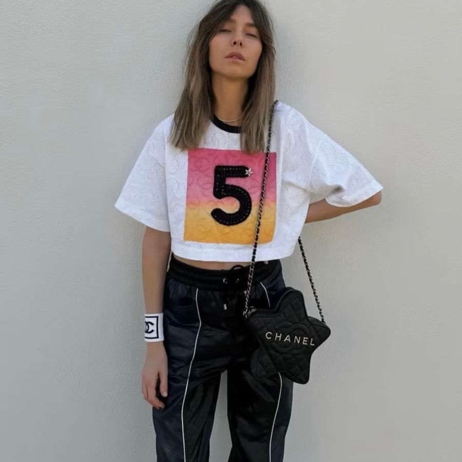 明星同款 Chanel香奈儿24c 針織短袖T恤-3