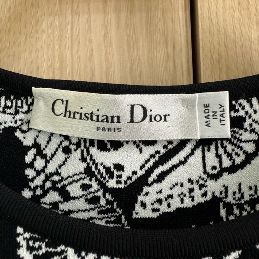 Dior 迪奧 蝴蝶系列針織洋裝-8