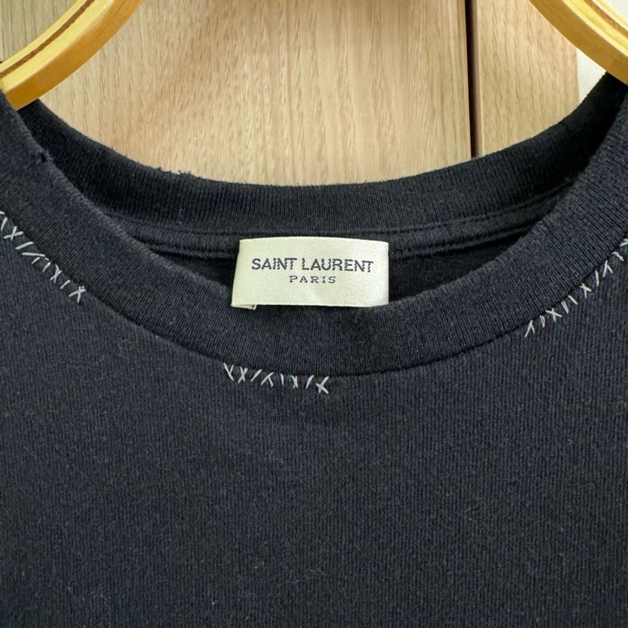 明星同款 男女皆可穿 SAINT LAURENT愛心短袖上衣 YSL-9