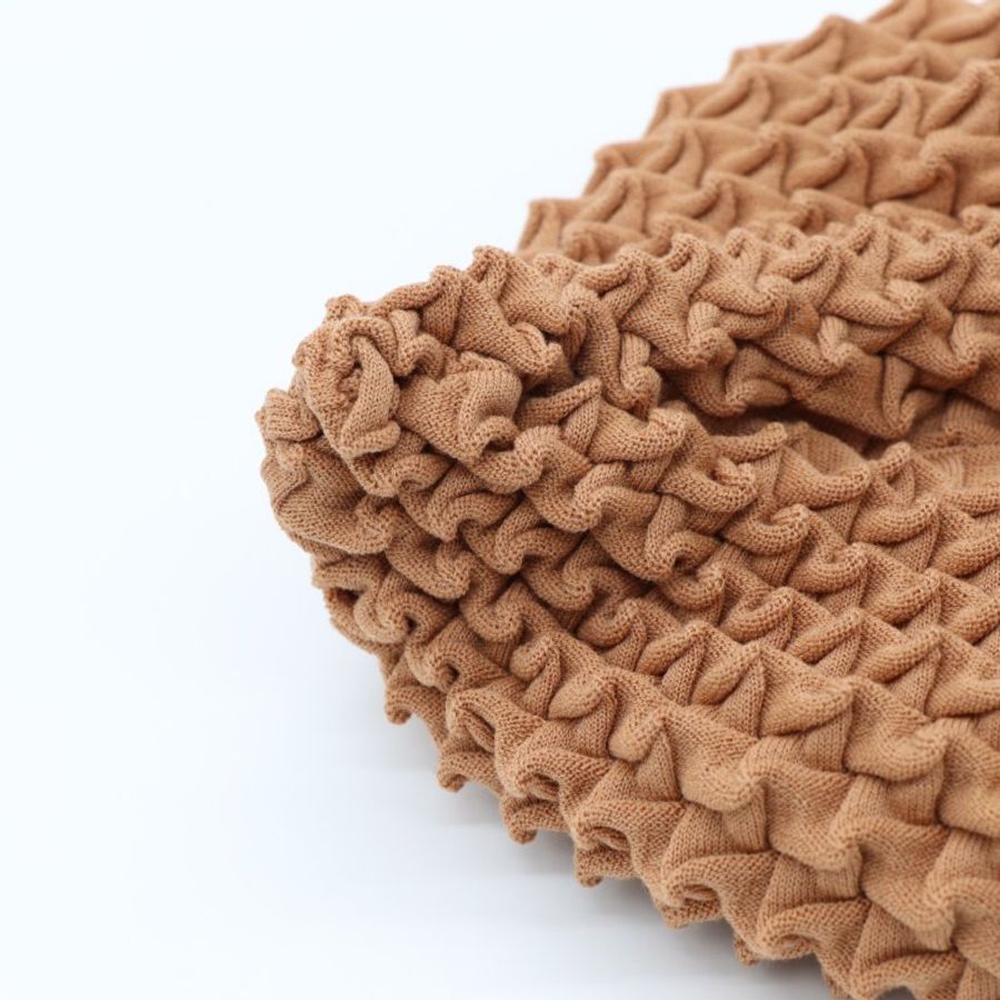 Issey Miyake 三宅一生 x 近藤悟史 Wool Shell Knit系列 南瓜色 皺摺 手提包-5