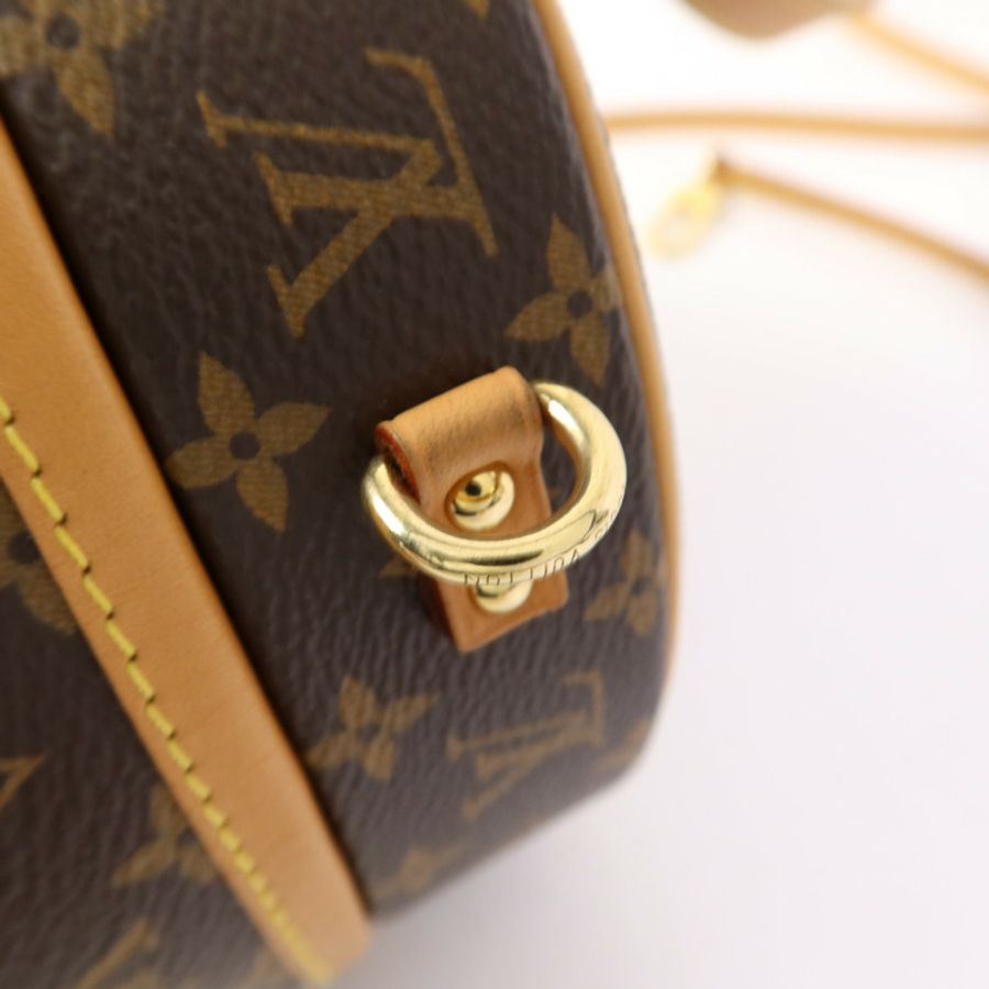 LOUIS VUITTON Monogram Petite Boite Chapeau金扣手挽肩背兩用袋-10