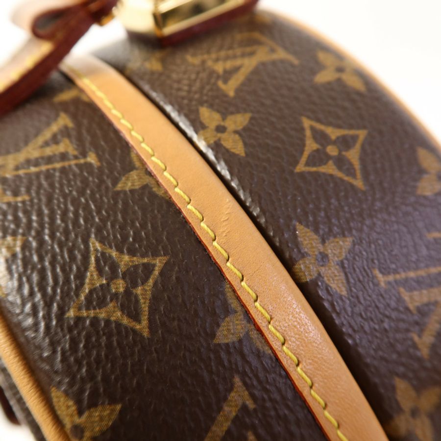 LOUIS VUITTON Monogram Petite Boite Chapeau金扣手挽肩背兩用袋-16