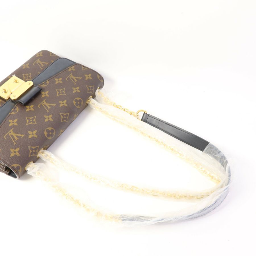 LOUIS VUITTON Monogram Marceau金扣肩背袋棕色-4