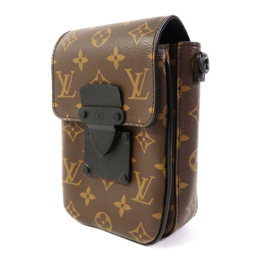 LOUIS VUITTON Monogram Macassar S-Lock肩背袋-2