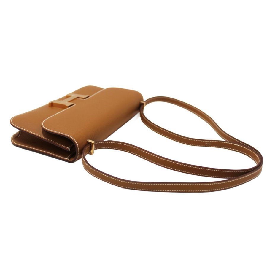 NEW Hermes Gold Epsom Constance Elan Bag Brand-15