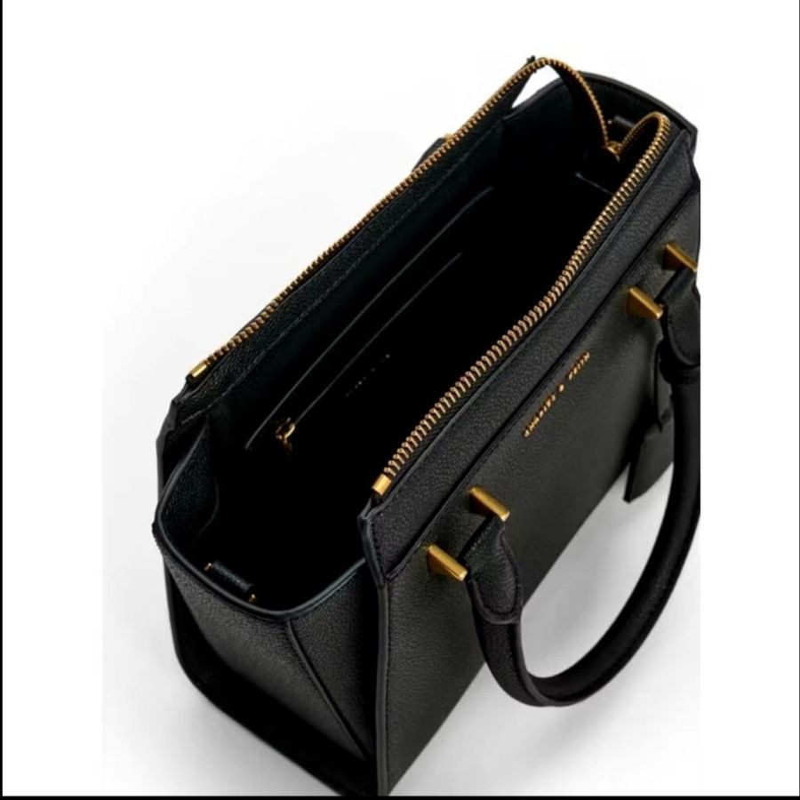 CHARLES & KEITH Harper 經典手提包 肩背包 (二手少用)-3