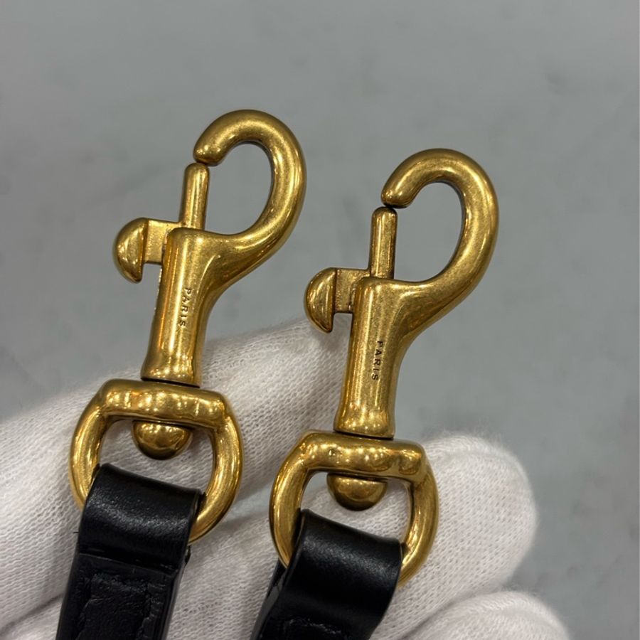 YSL Saint Laurent 678401 Toy Loulou mini 黑色牛皮金字胖胖包方胖包-58