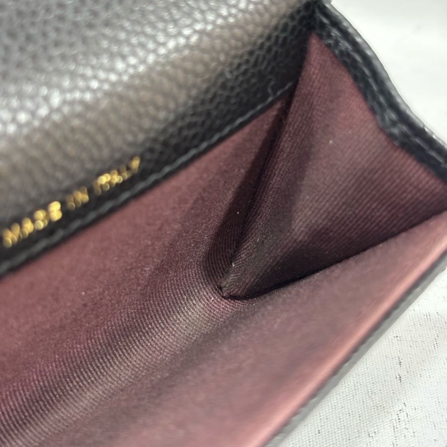 CHANEL AP0214 COCO 新款 背面有口袋 黑色荔枝皮 銀釦 釦式 零錢包 信用卡夾 名片夾 短夾 皮夾-27