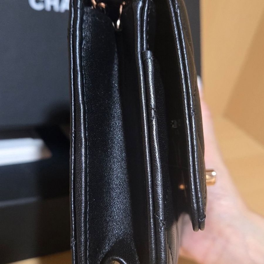 CHANEL Trendy cc金牌玫瑰金鏈 斜背包 肩包-3