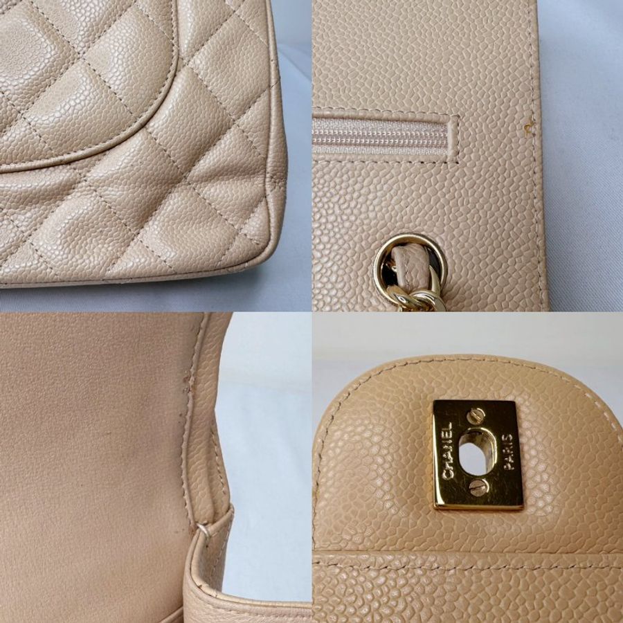 CHANEL 荔枝皮Jumbo 30鏈帶包-9