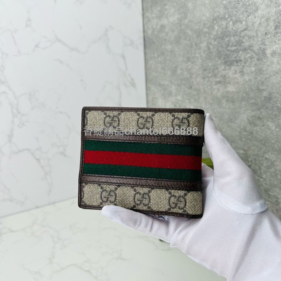 💗香緹國際精品💗 606 Gucci | 對開短夾 全配 台灣購證-8