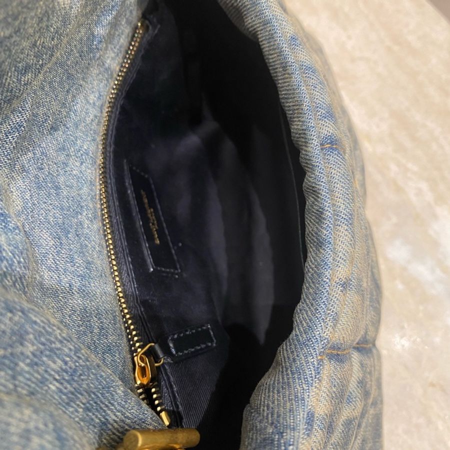 YSL 單寧牛仔 雲朵包 小號mini號-26
