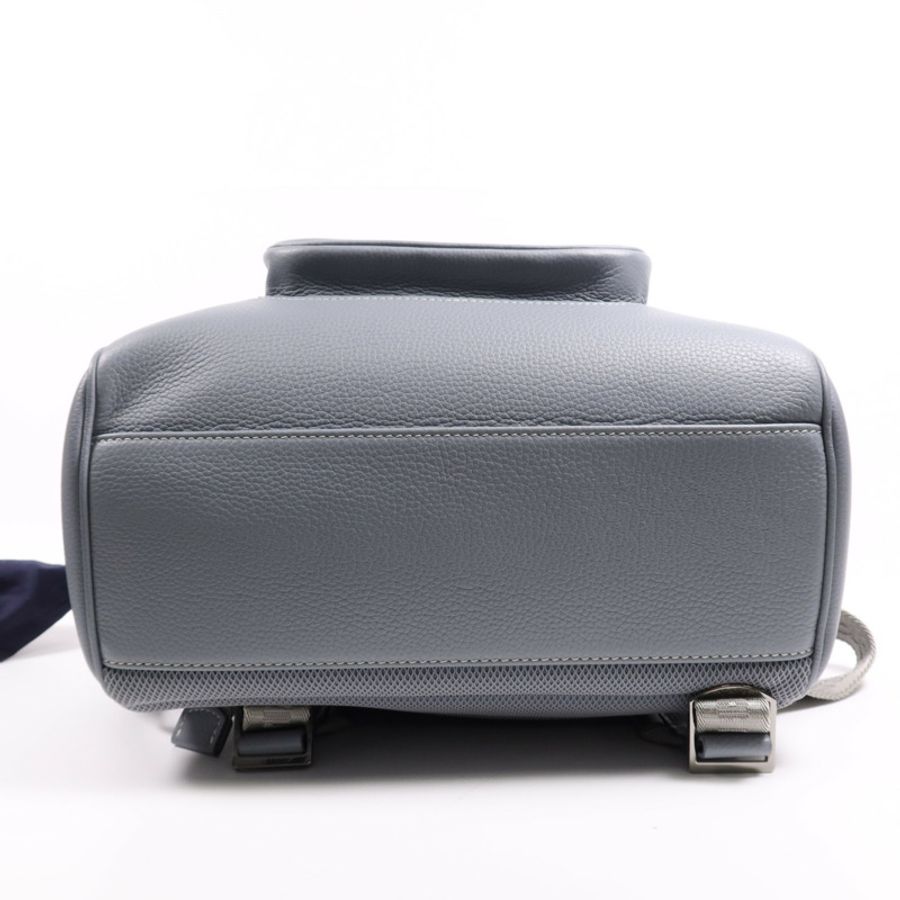 Dior 牛皮皮革Saddle Backpack銀扣背包-3