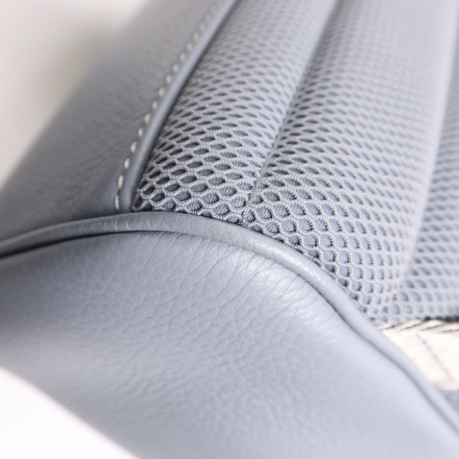 Dior 牛皮皮革Saddle Backpack銀扣背包-11