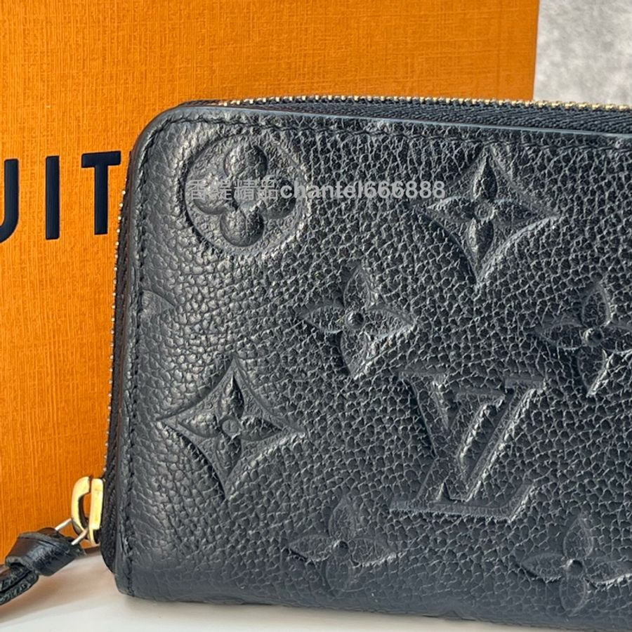 💗香緹國際精品💗 LV |614 黑壓紋長夾-1